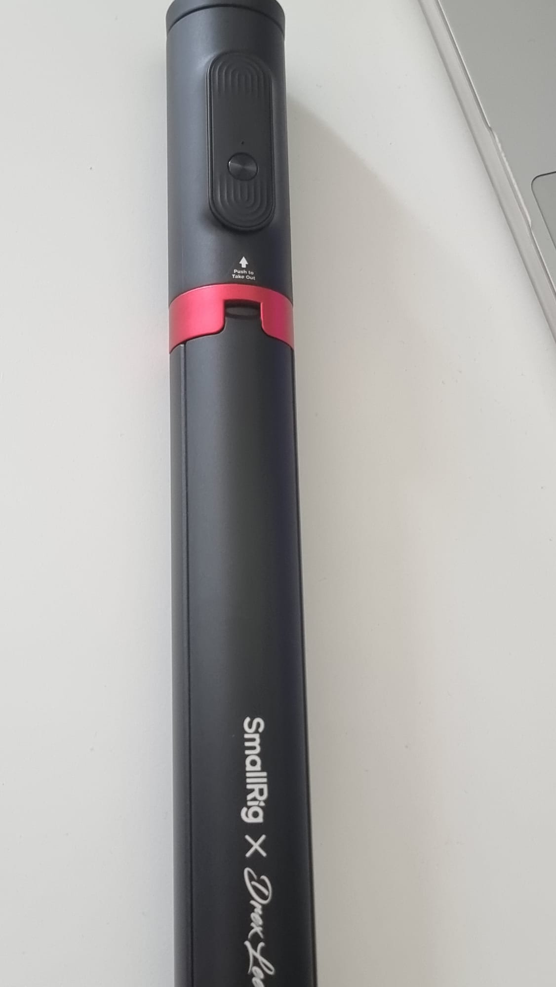 Auto-Open Selfie Tripod ST30 Lite Black | Phone Stand Remote